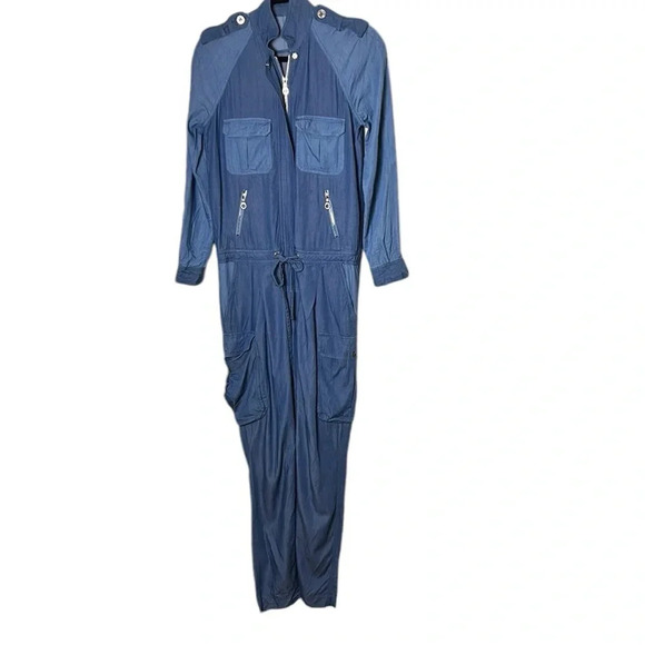 L.A.M.B. 🇨🇦 Gwen Stephanie Tencel jumpsuit ,eight pockets!designer,runaway,EC - Picture 4 of 14